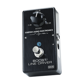MXR MC401 Boost/Line Driver – Zwart Analoog Pedaal met Toonregeling en True Bypass