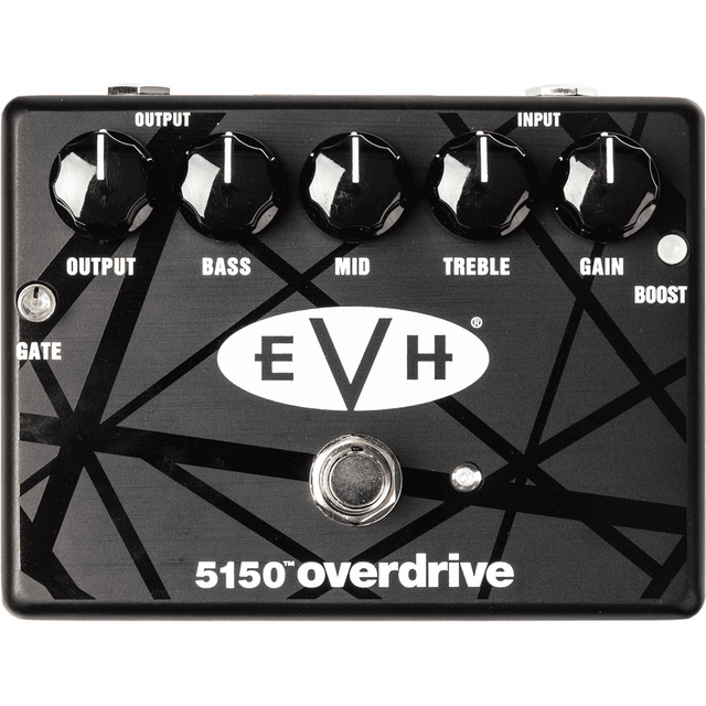 MXR EVH5150 Overdrive – Eddie Van Halen Signature, Grijs met 3-Bands EQ en Noise Gate