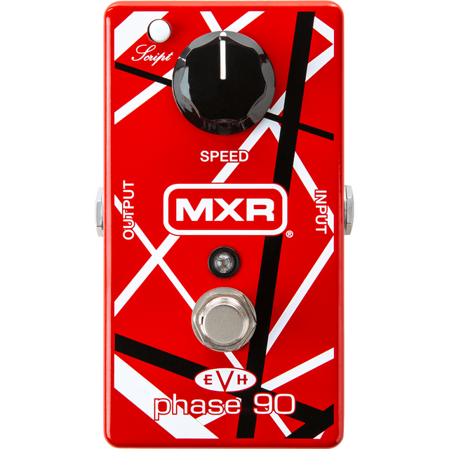 MXR EVH90 Phase 90 – Eddie Van Halen Signature Phaser, Rood met Script-schakelaar