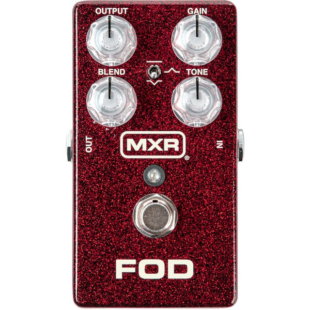 MXR M251 FOD Drive – Rood Analoog Overdrive Pedaal met Dubbele Gain-kanalen en True Bypass