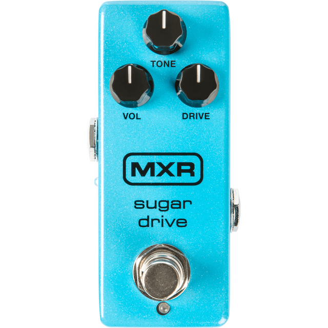 MXR M294 Sugar Drive Mini – Blauw Analoog Mini-Overdrive Pedaal met True Bypass