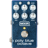 MXR M306 Poly Blue Octave – Blauw, Octaver met 4 Effecten en Expressie-ondersteuning