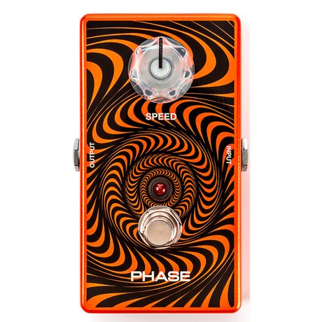 MXR WA90 Audio Phase – Zakk Wylde Signature, Zwart/Oranje met Analoog Circuit