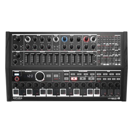Arturia MiniBrute 2S Noir – analoge synthesizer 16 pads, sequencer en 48 CV-aansluitingen