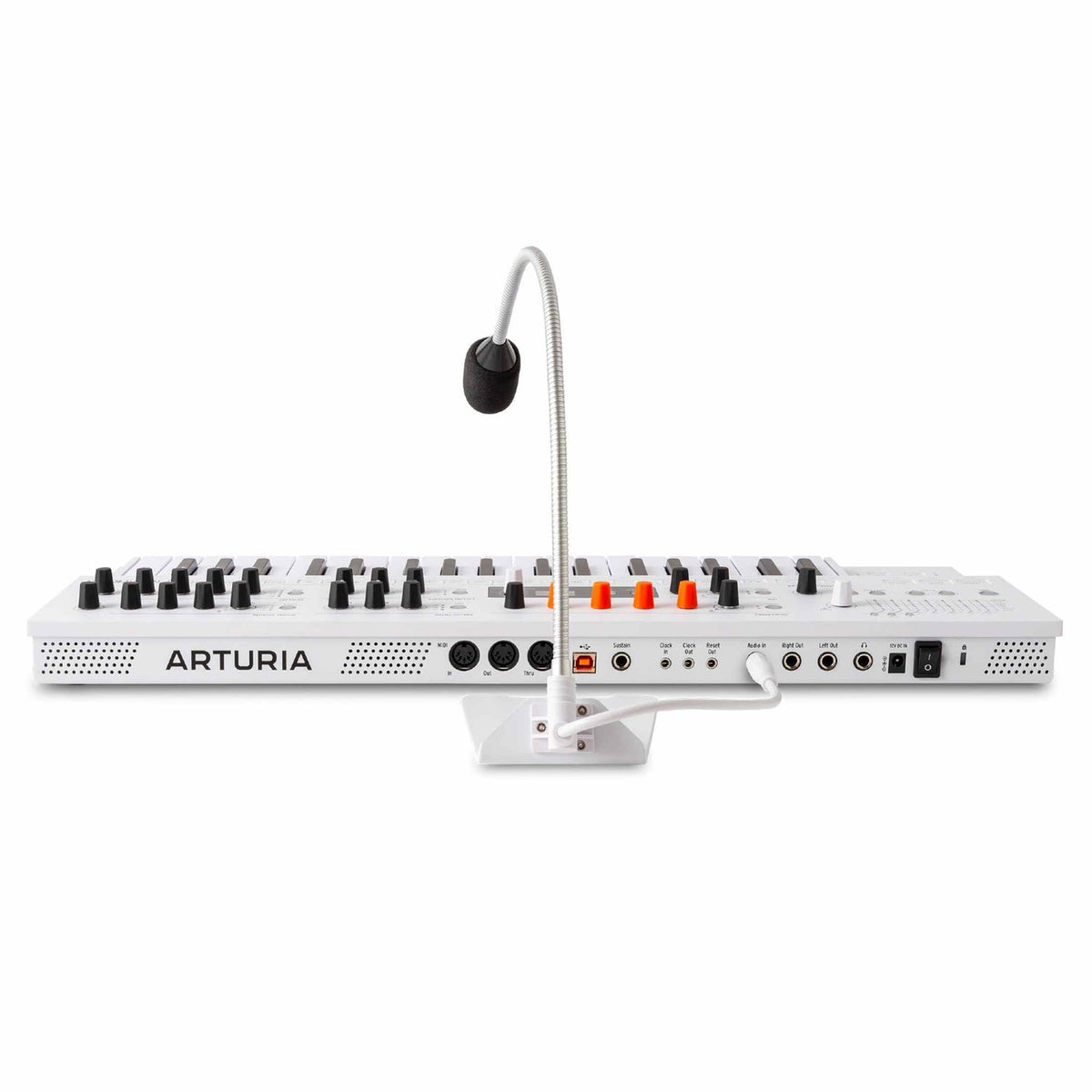 Arturia MiniFreak Vocoder – Synthesizer 37 toetsen, vocoder, modulatie en gooseneck microfoon