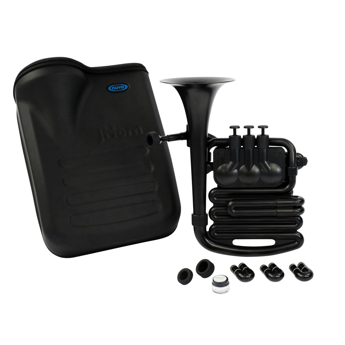 NUVO jHorn zwart kinder blaasinstrument in Bb met draaiventielen black edition