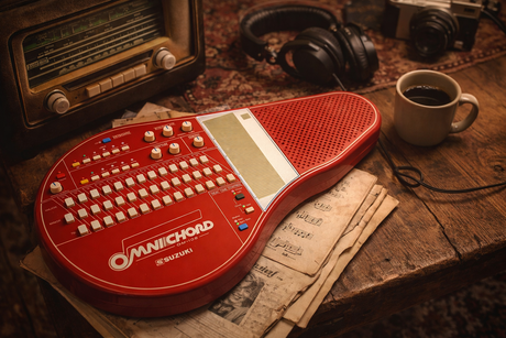 Suzuki OM-108 Red Omnichord Limited Edition