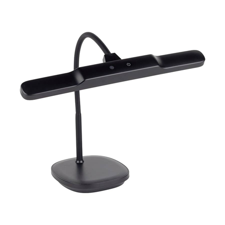 Boston PLM-190-BK Piano LED Lamp met 42 LED’s, dimbaar, 3 kleurtemperaturen, zwart