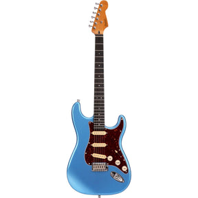 Patina PS-3 LPB S-style Elektrische Gitaar SSS Alnico V Nitro Paulownia Body Roasted Maple Hals Lake Placid Blue