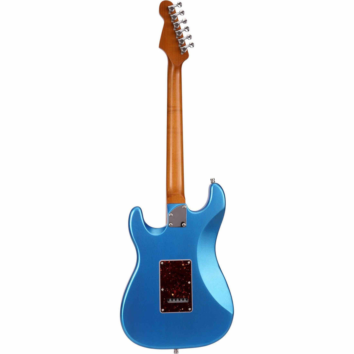 Patina PS-4 LPB S-style Elektrische Gitaar HSS Alnico V Nitro Paulownia Body Roasted Maple Hals Lake Placid Blue