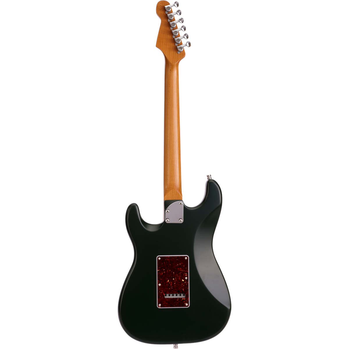 Patina PS-4 SGR S-style Elektrische Gitaar HSS Alnico V Nitro Paulownia Body Roasted Maple Hals Sherwood Green