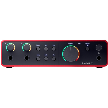 Focusrite Scarlett 2i2 4th Gen – 2-Kanaals USB-C Audio Interface