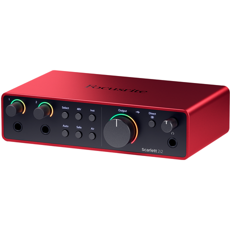 Focusrite Scarlett 2i2 Studio 4th Gen Audio Interface, Condensatormicrofoon & Studiohoofdtelefoon