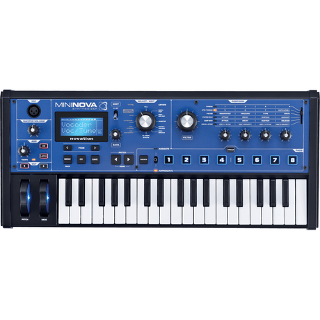 Novation MiniNova 37-Toets Synthesizer met Vocoder, Arpeggiator en UltraNova Sound Engine