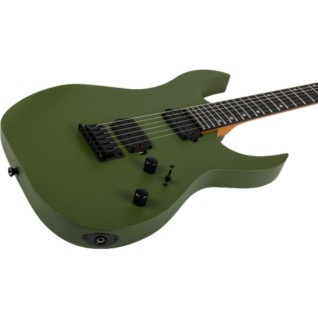 Spira Guitars S-400 MGR Satin Dark Green elektrische gitaar