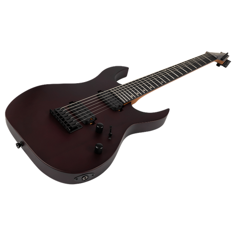 Spira Guitars S-407 MBK Satin Black elektrische gitaar
