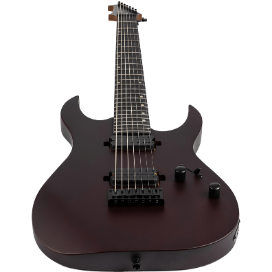 Spira Guitars S-407 MBK Satin Black elektrische gitaar