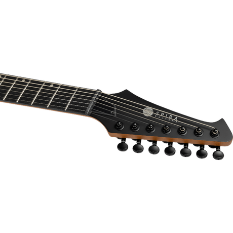 Spira Guitars S-407 MBK Satin Black elektrische gitaar