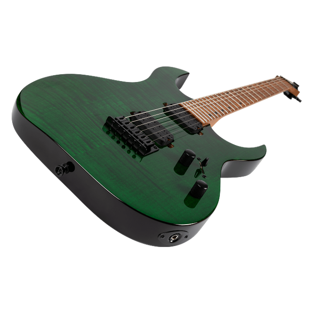 Spira Guitars S-450 TGR Transparent Green elektrische gitaar