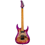 Spira Guitars S-450 TPP Transparent purple elektrische gitaar