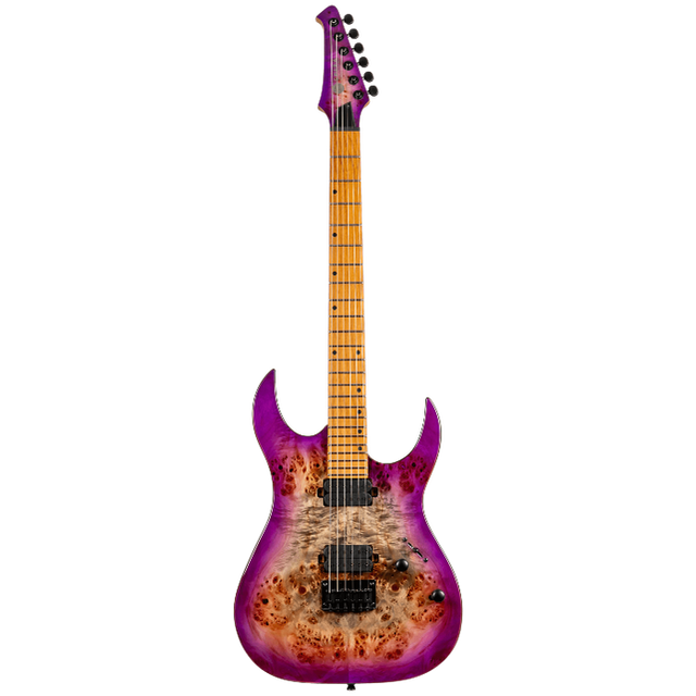 Spira Guitars S-450 TPP Transparent purple elektrische gitaar