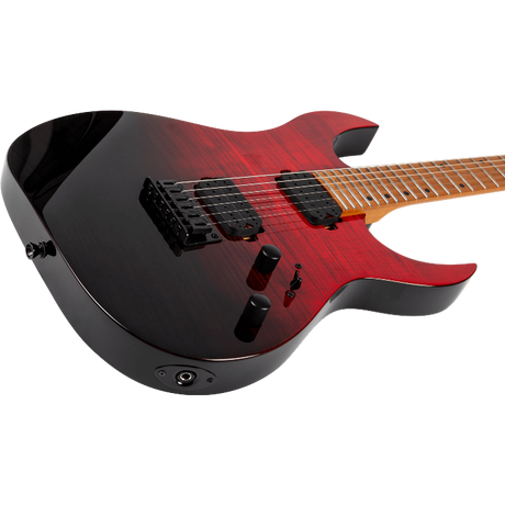 Spira Guitars S-450 TRD Transparent Red elektrische gitaar