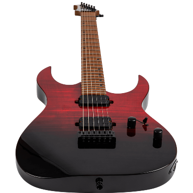 Spira Guitars S-450 TRD Transparent Red elektrische gitaar