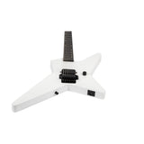 Spira SR-420 WH Star-Style Elektrische Gitaar HH Villain Humbuckers Roasted Poplar Ebony Tech Satin White
