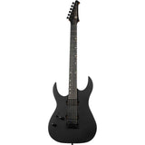 Spira S-400 MBK LH Linkshandige Elektrische Gitaar HH Villain Humbuckers Roasted Poplar Satin Black
