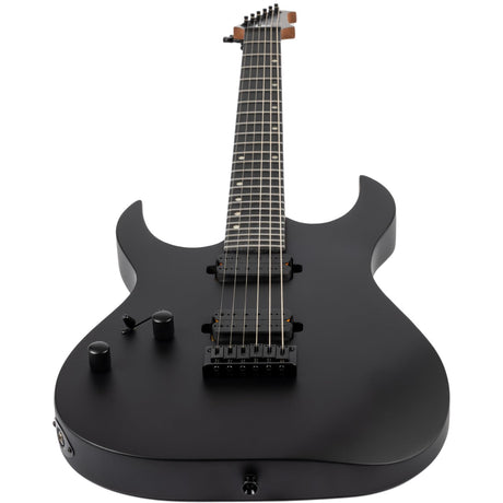 Spira S-400 MBK LH Linkshandige Elektrische Gitaar HH Villain Humbuckers Roasted Poplar Satin Black