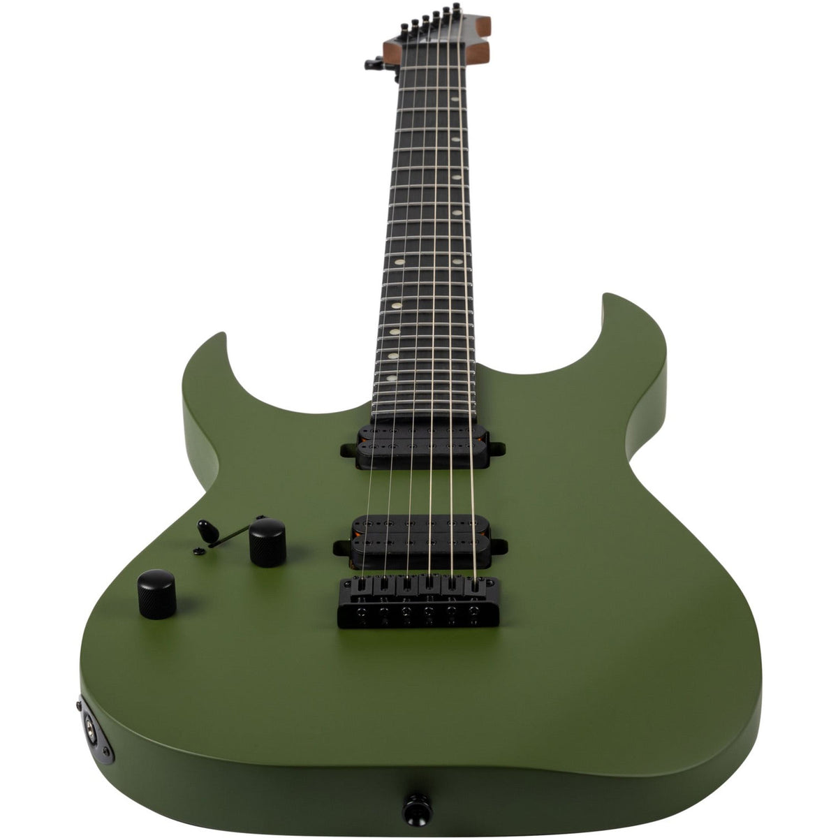 Spira S-400 MGR LH Linkshandige Elektrische Gitaar HH Villain Humbuckers Roasted Poplar Dark Green