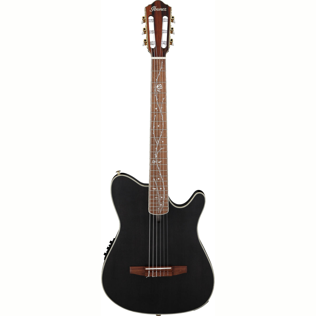 Ibanez TOD10N TKF Tim Henson Signature elektro-akoestische gitaar Transparent Black Flat