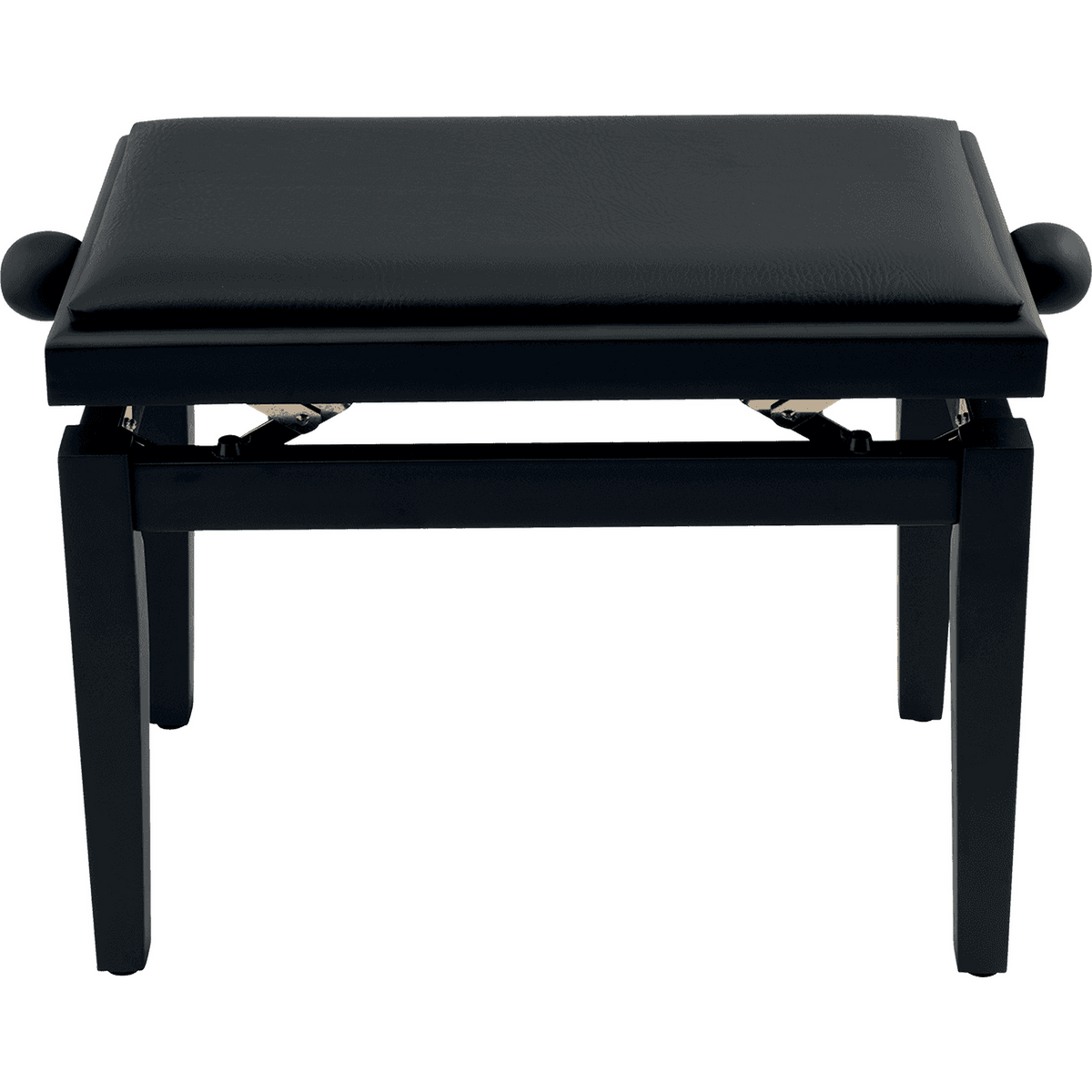 QUIKLOK PB100BKS Piano Bank – Verstelbaar 480-570 mm, Kunstleren Zitting, Mat Zwart