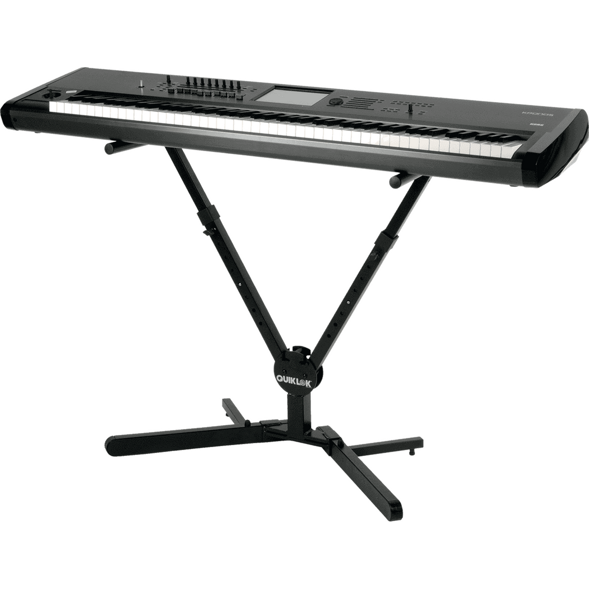 QUIKLOK QLY40 Keyboardstandaard – Y-vorm, Verstelbaar, met Hoes, max. 99 kg
