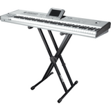 QUIKLOK T550 Trigger Lok Keyboardstandaard – Dubbele X, Verstelbaar, max. 91 kg