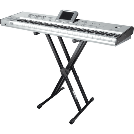 QUIKLOK T550 Trigger Lok Keyboardstandaard – Dubbele X, Verstelbaar, max. 91 kg