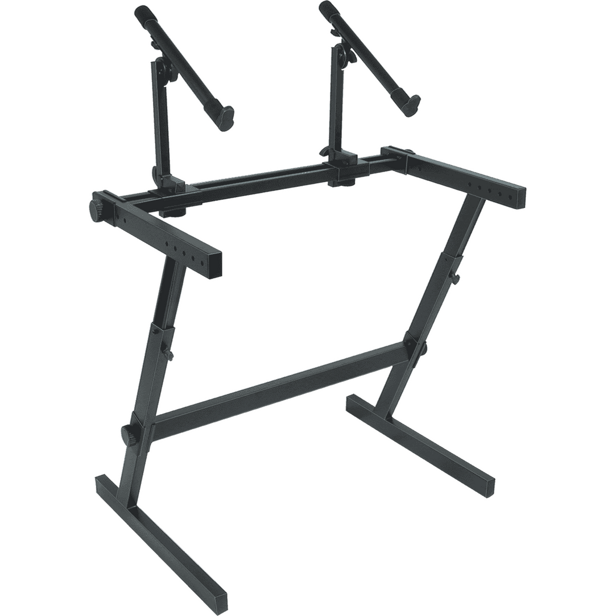 QUIKLOK Z726 Z-Keyboardstandaard – Voor 2 Keyboards, Verstelbaar, max. 113 kg