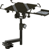QUIKLOK Z733 Computersteun extensie – Voor Z-serie Keyboardstandaards, Verstelbaar, Zwart