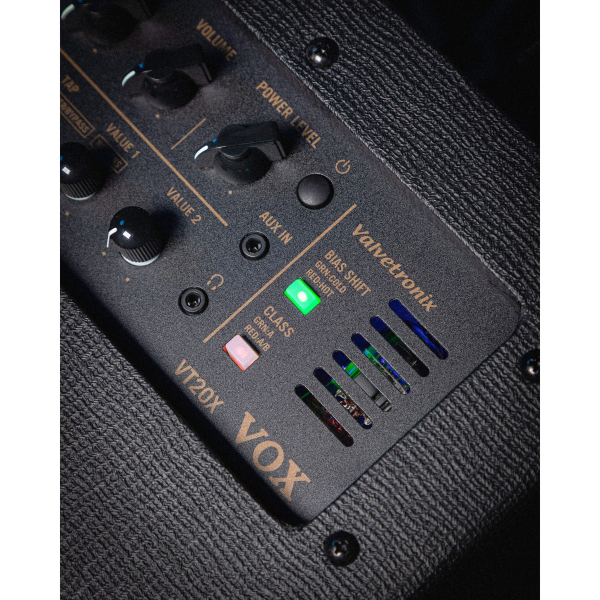 VOX VT20X Classic Blue gitaarcombo 20W met 12AX7 buis en 8 inch speaker