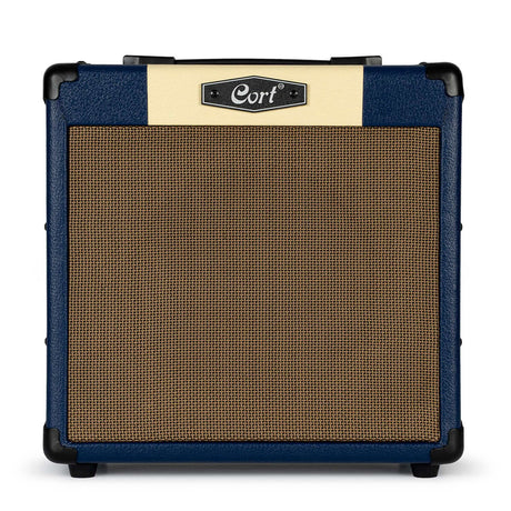 Cort CM15RDB 15W Gitaarversterker met 8 inch Speaker, Reverb en 2 Kanalen Dark Blue