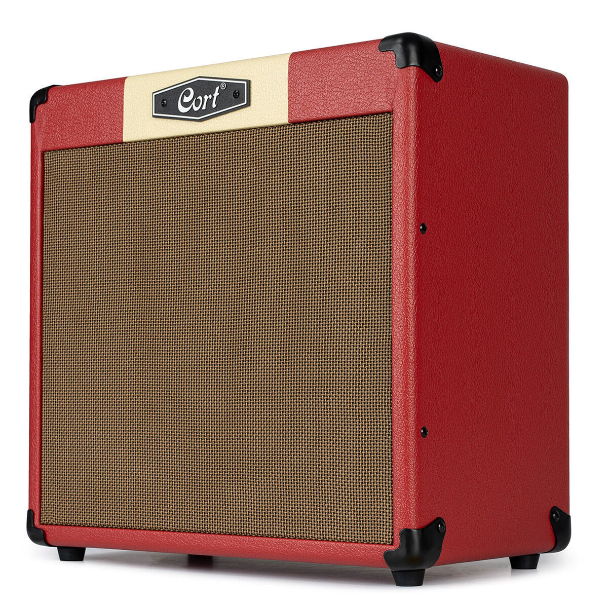 Cort CM30RDR 30W Gitaarversterker met 10 inch Speaker, Reverb en Bluetooth Dark Red