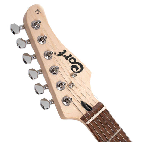 Cort G110 OPSB Elektrische Gitaar HSS Populier Open Pore Sunburst met Tremolo