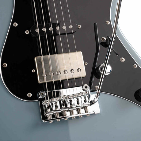 Cort G250SE OBG Elektrische Gitaar HSS Linden Roasted Maple Ocean Blue Grey met 2-Punts Tremolo