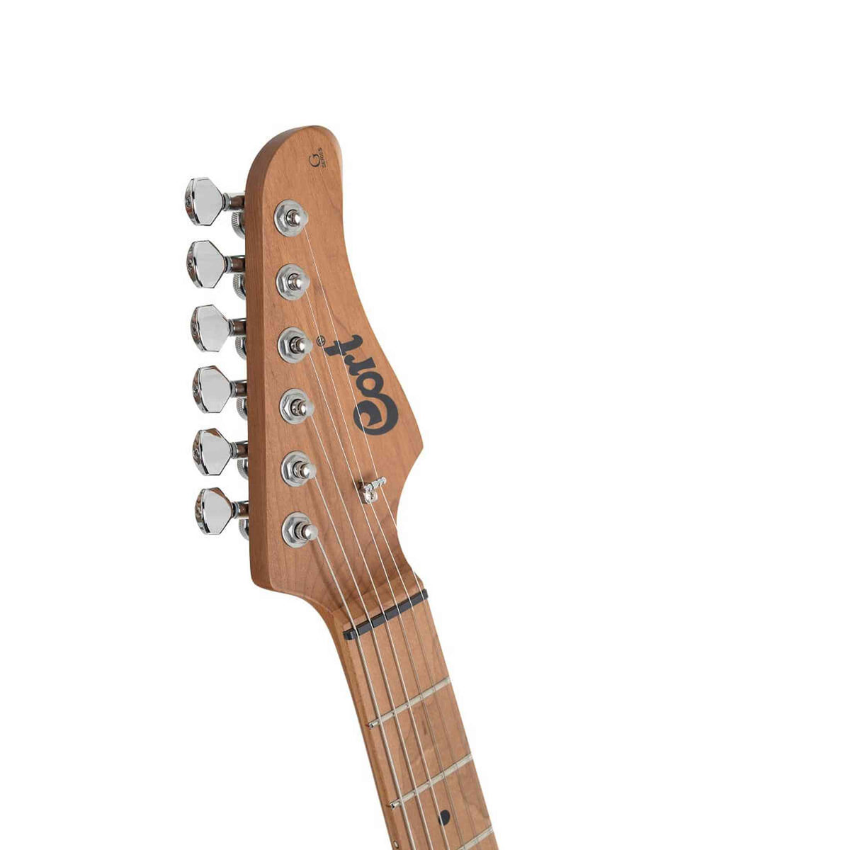 Cort G290 Modern MBG Elektrische Gitaar HSS Roasted Maple Military Beige met Seymour Duncan TB4