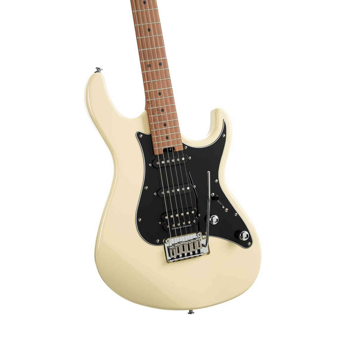 Cort G290 Modern MBG Elektrische Gitaar HSS Roasted Maple Military Beige met Seymour Duncan TB4