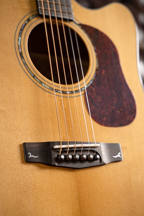 Cort Gold-DC6 – Massief Mahonie, Torrefied Sitka & Fishman Flex Blend