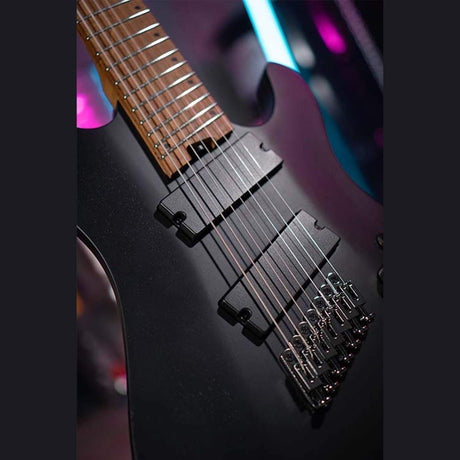 Cort KX307 Multi Scale OPM 7-Snarige Elektrische Gitaar Mahonie Roasted Maple Open Pore Mahogany