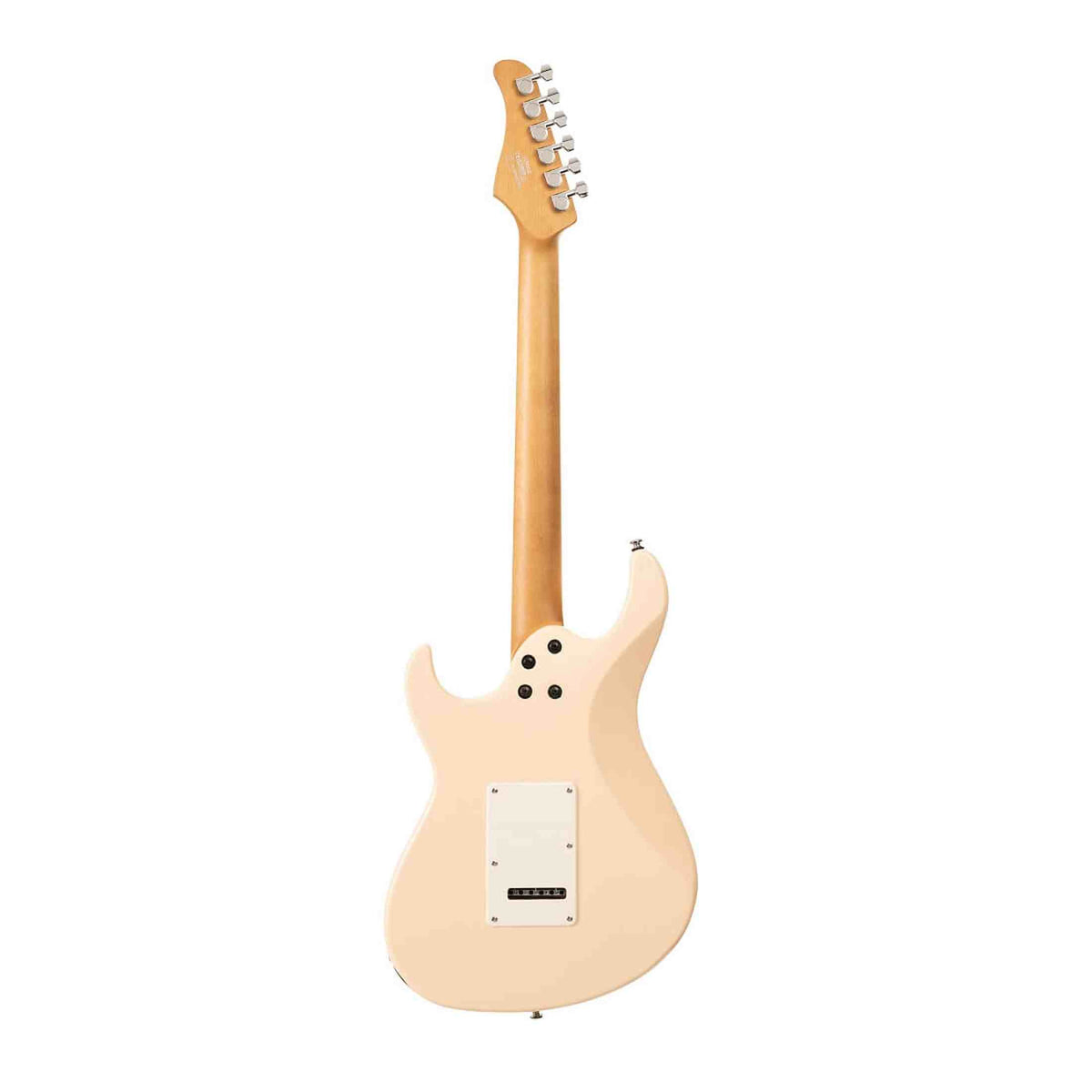 Cort G200SE ACR Elektrische Gitaar HSS Populier Roasted Maple Neck Antique Cream met Tremolo