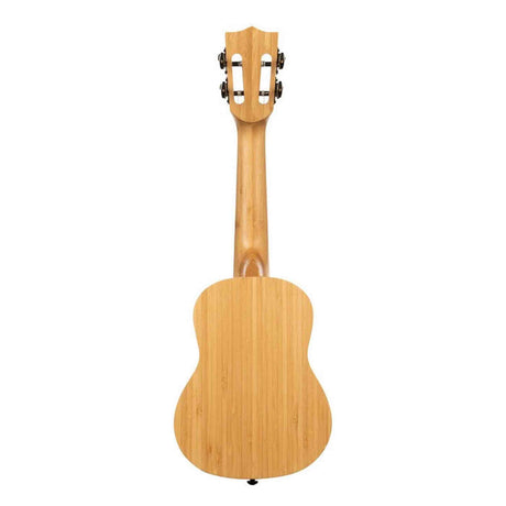 Kala All Solid Bamboo sopraan ukulele – Massief bamboe, lichtgewicht, met gigbag