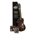 Kala Learn To Play Elvis Viva Las Vegas concert ukulele starterkit – Grafisch sparren bovenblad, met tuner, lessen en Elvis-songboek
